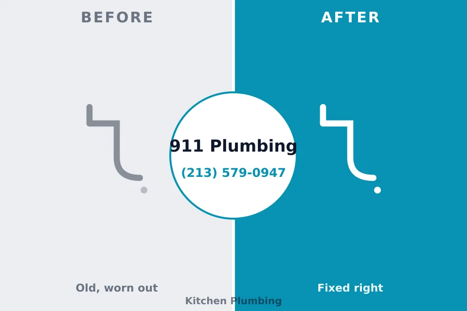 Before and after: plumbing company Hudson, MI